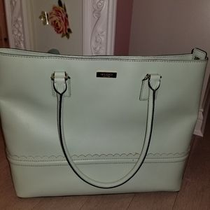 Kate Spade mint green tote
